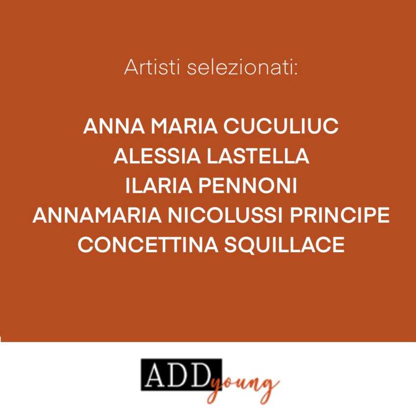 Ecco gli artisti selezionati per ADDyoung!!