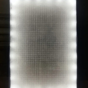 LIGHT BOX, 2019, photo su plexi siliconi e luce led, cm 73,5x53,5x5